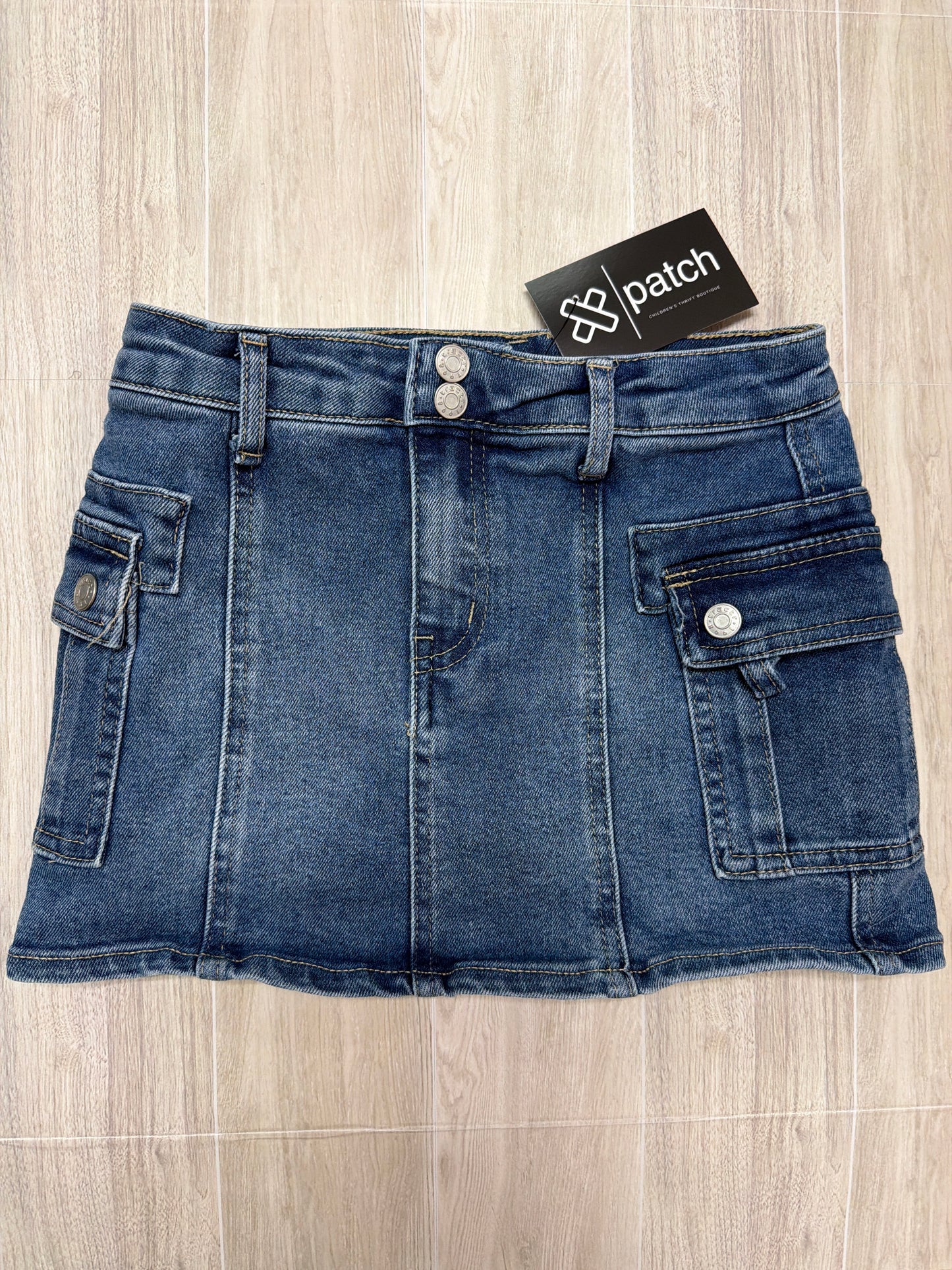 8 Tractr Cargo Denim Skort
