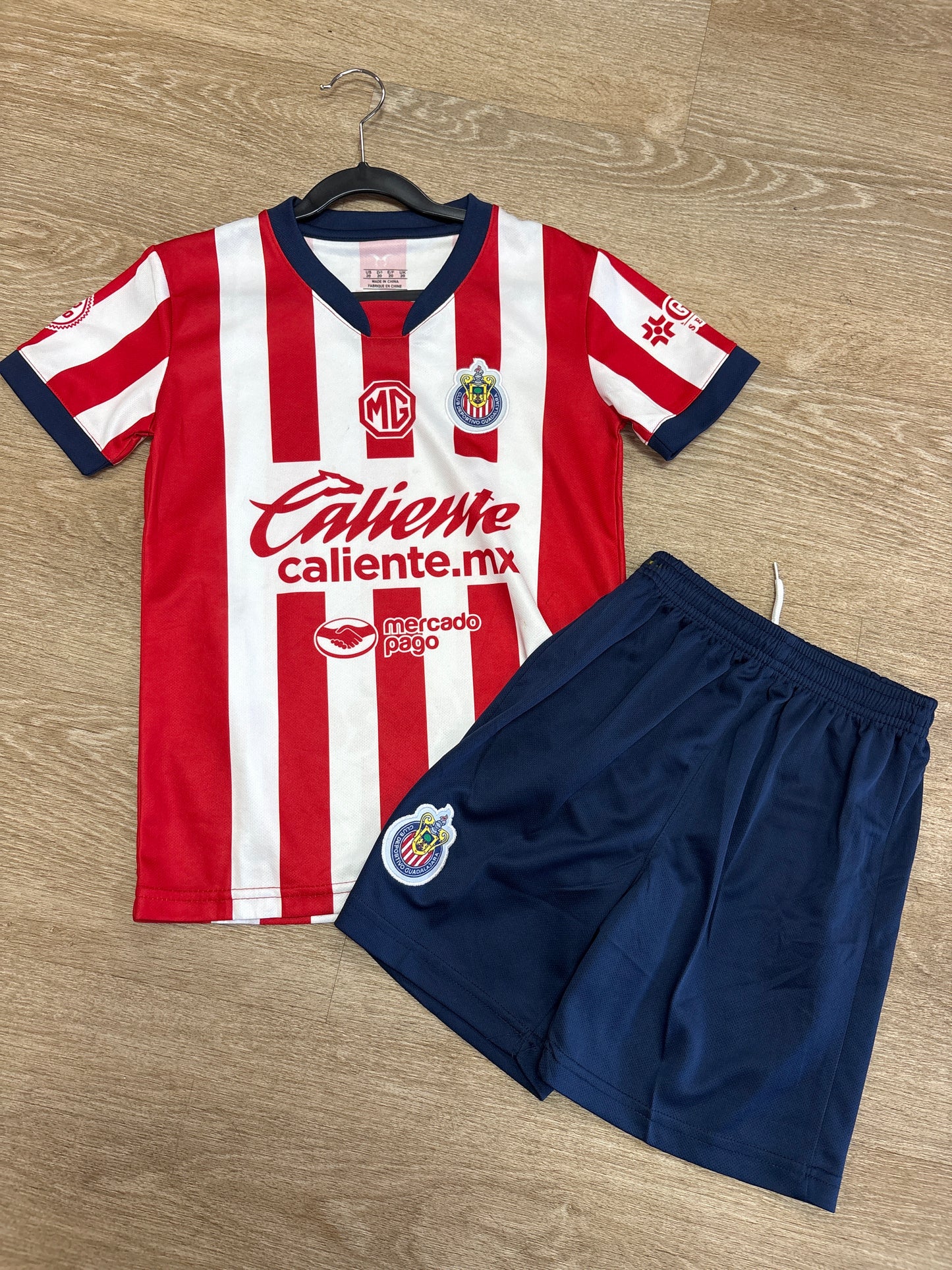 7/8 Guadalajara Soccer Jersey + Shorts Set