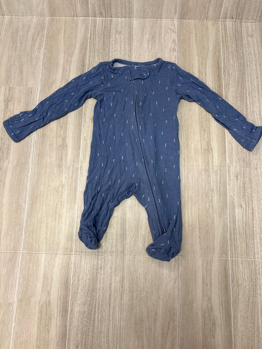 Newborn Dotted Blue Pajama