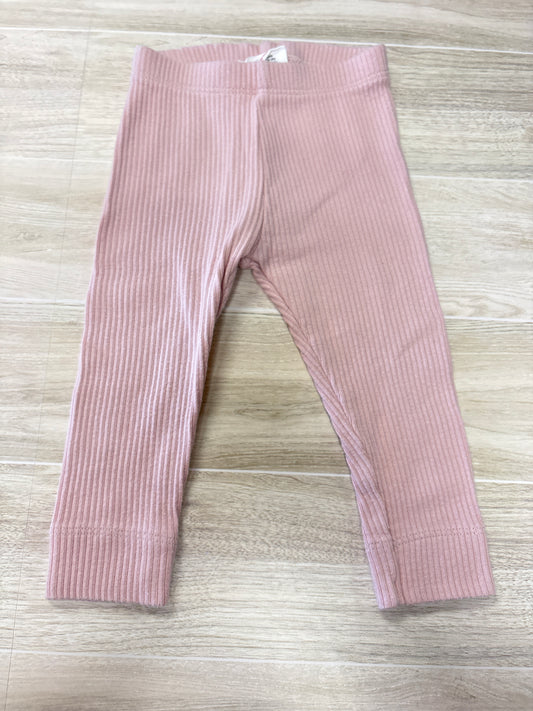 0-3m Jamie Kay Pink Ribbed Leggings