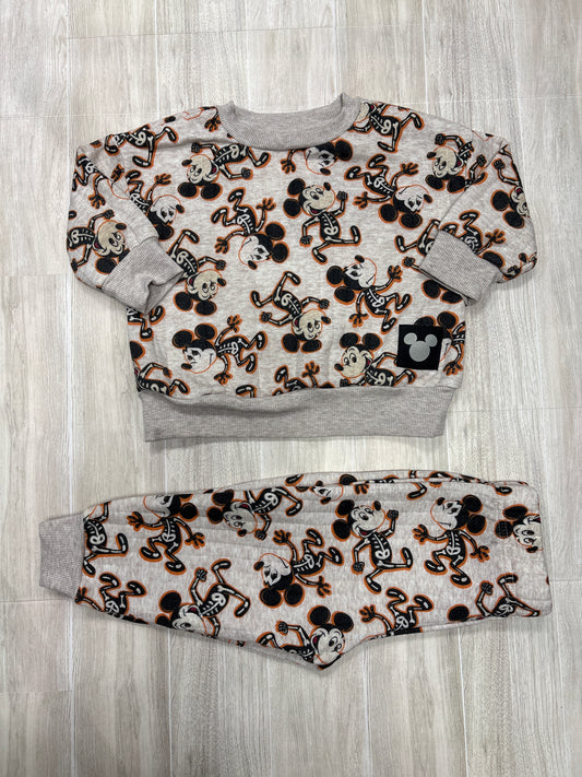 18m Tan Mickey Skeleton 2 Piece Set