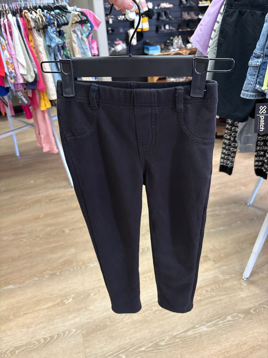 5T Black Pull On Jegging