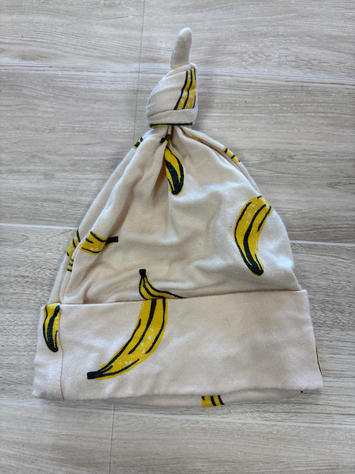 0-3m Spearmint Love Cream Banana Hat