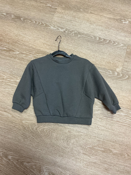 NWT 18m Zara Gray Crewneck