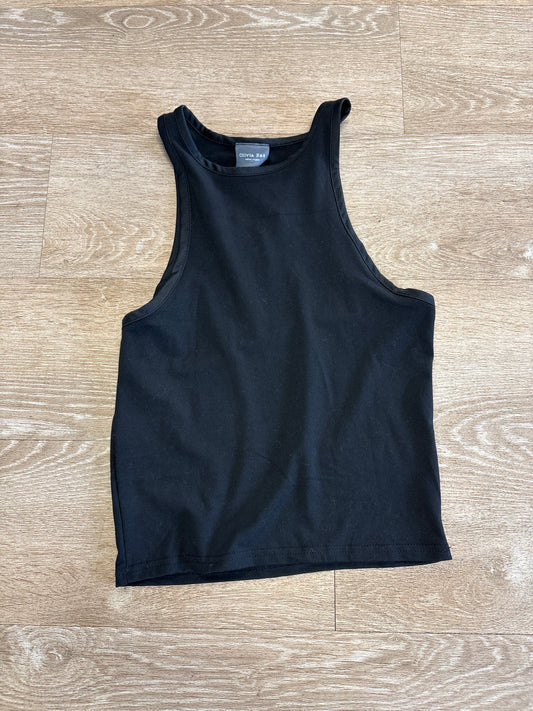 NWT Womens Small Black High Neck Tank