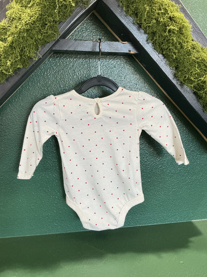 6-9m I Love Santa Onesie