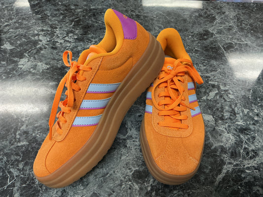 6W Adidas VI Court Bold Platform Shoes - Orange