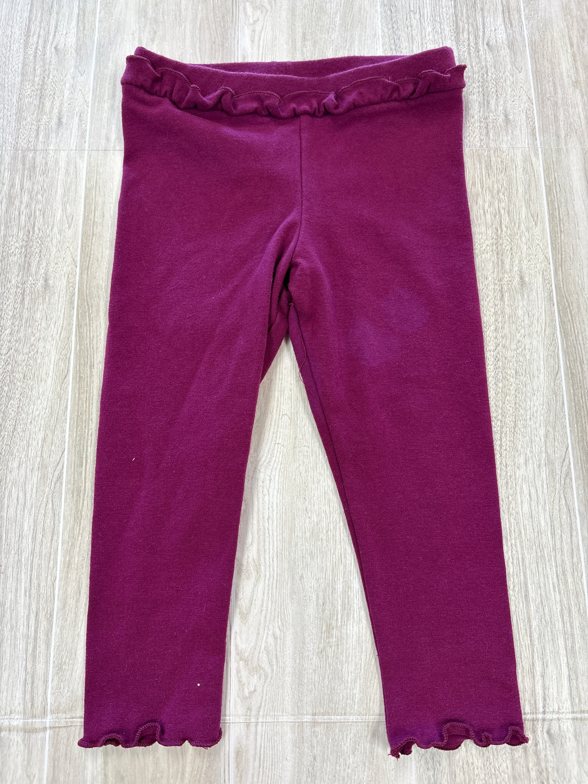 12m Maroon Ruffle Legging