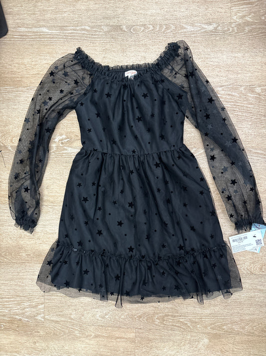 NWT 10/12 Black Star Long Sleeve Dress