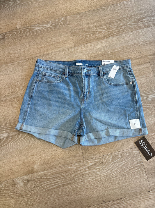 NWT Womens 14 Light Wash Denim Shorts
