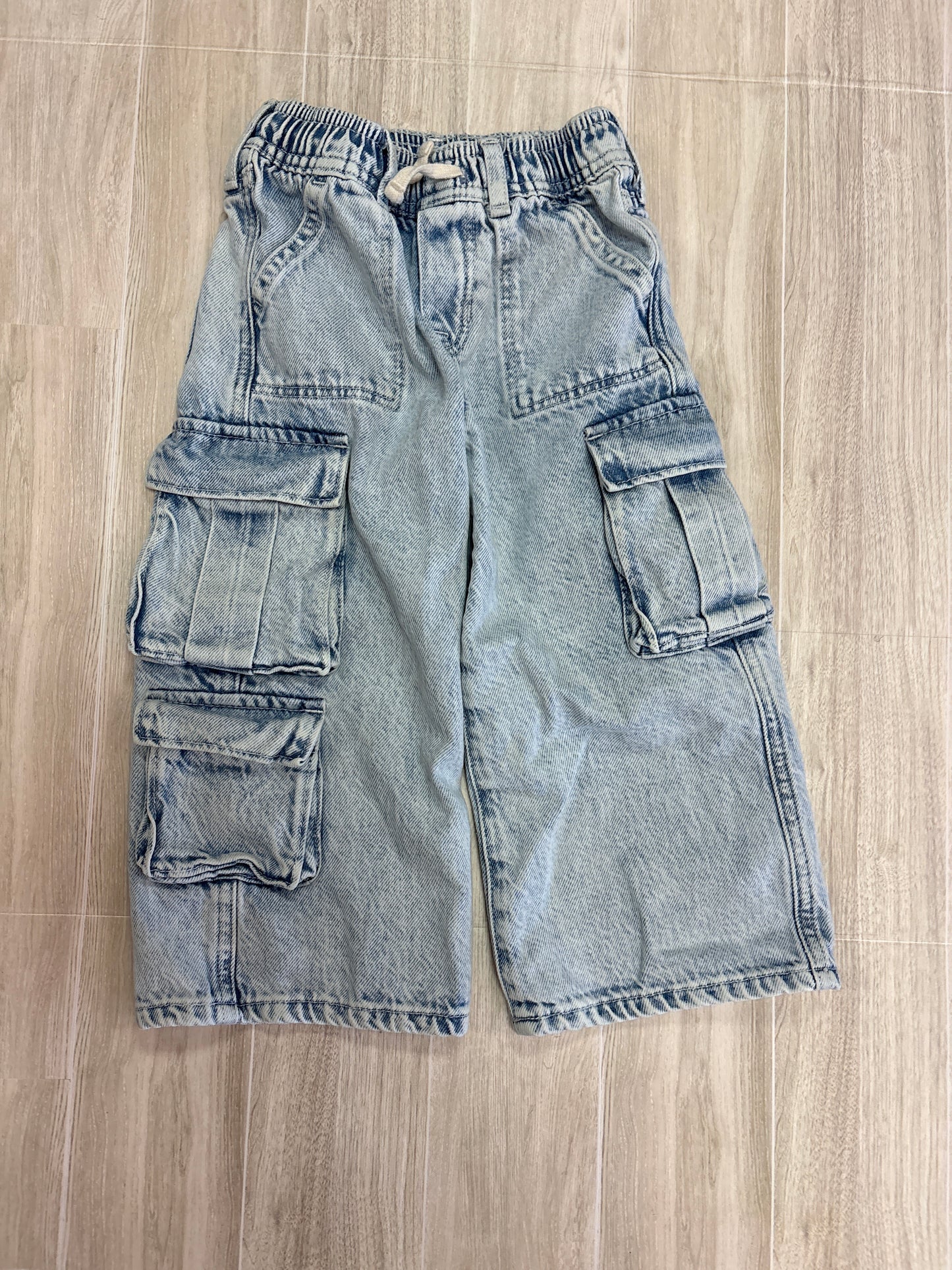 3T GAP Baggy Light Wash Cargo Denim