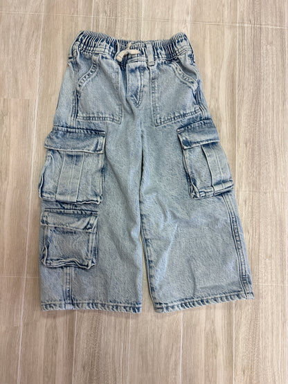 3T GAP Baggy Light Wash Cargo Denim