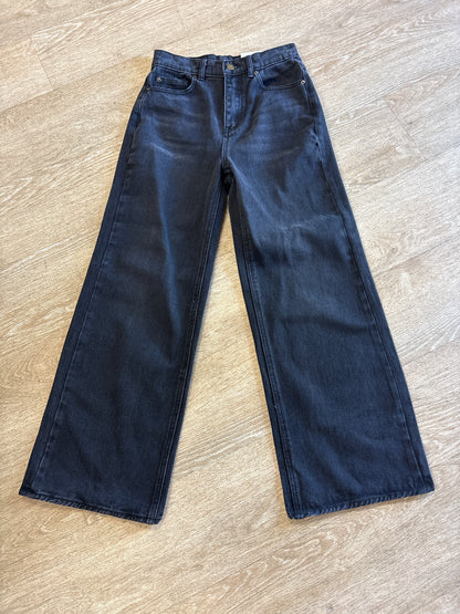 NWT 26 BDG High & Wide Black Denim
