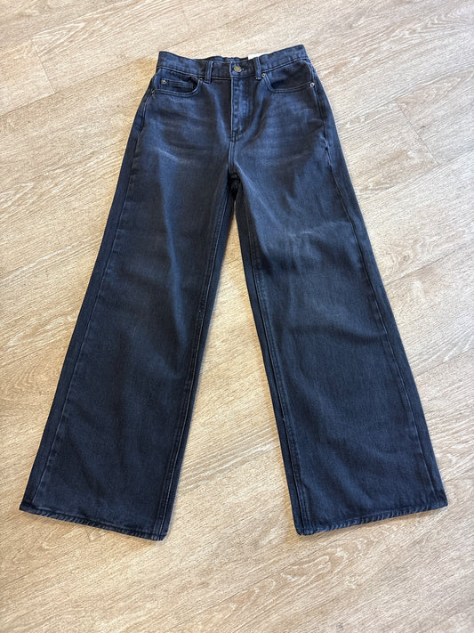 NWT 26 BDG High & Wide Black Denim