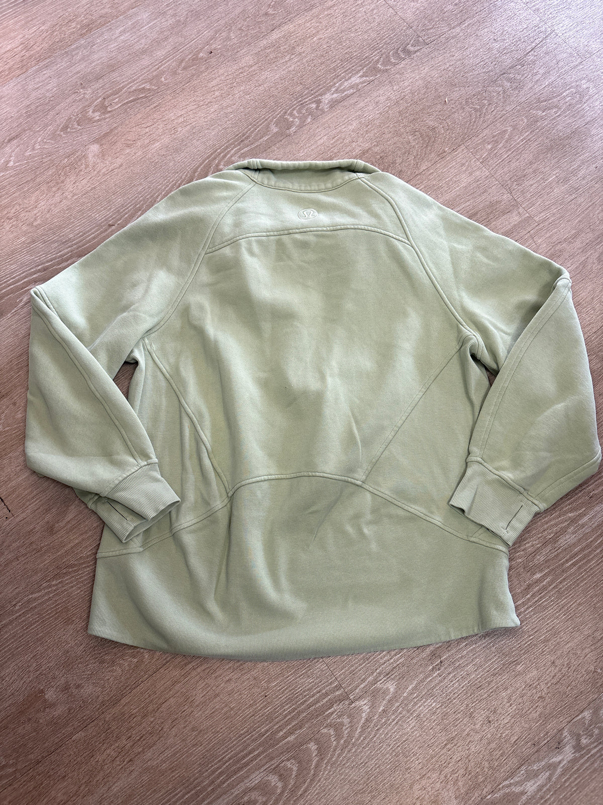 Womens M/L Green Quarter Zip Lululemon Jacket