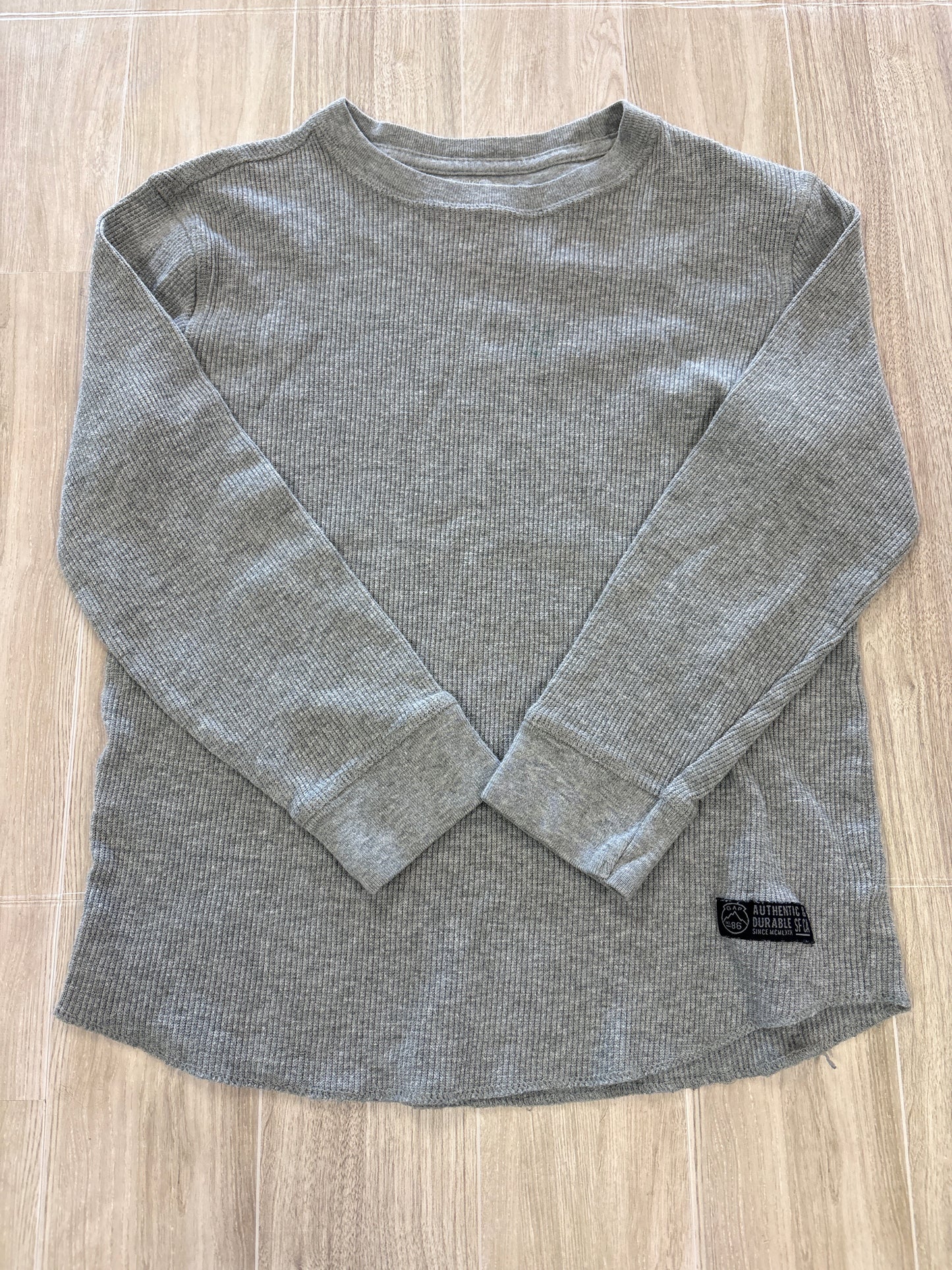 6/7 Light Grey Thermal Long Sleeve