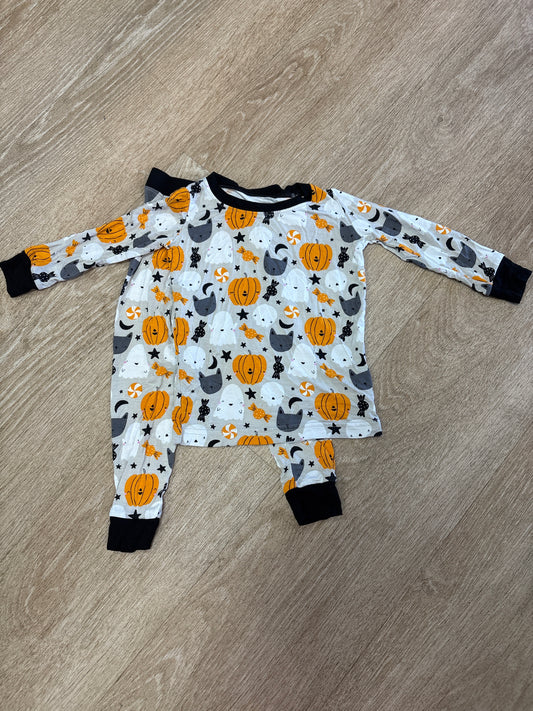 12-18m Little Sleepies Halloween 2 Piece Lounge Set