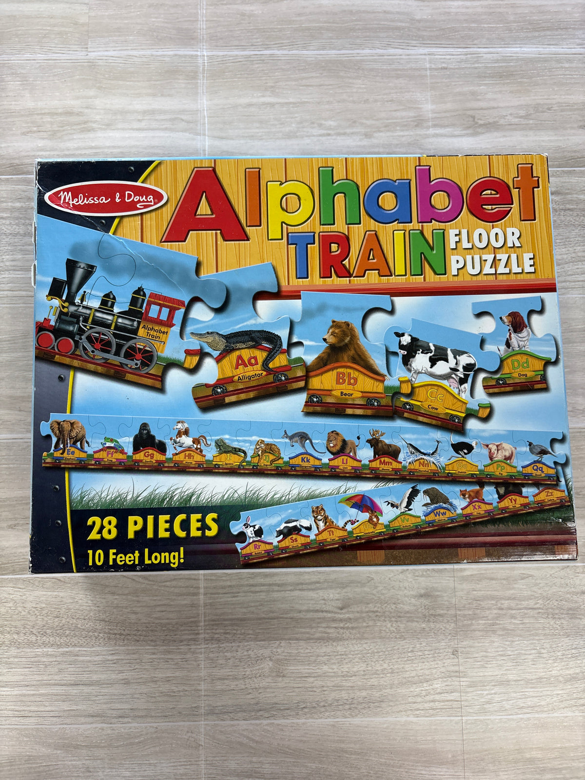 Toy - Melissa & Doug Alphabet Train Floor Puzzle