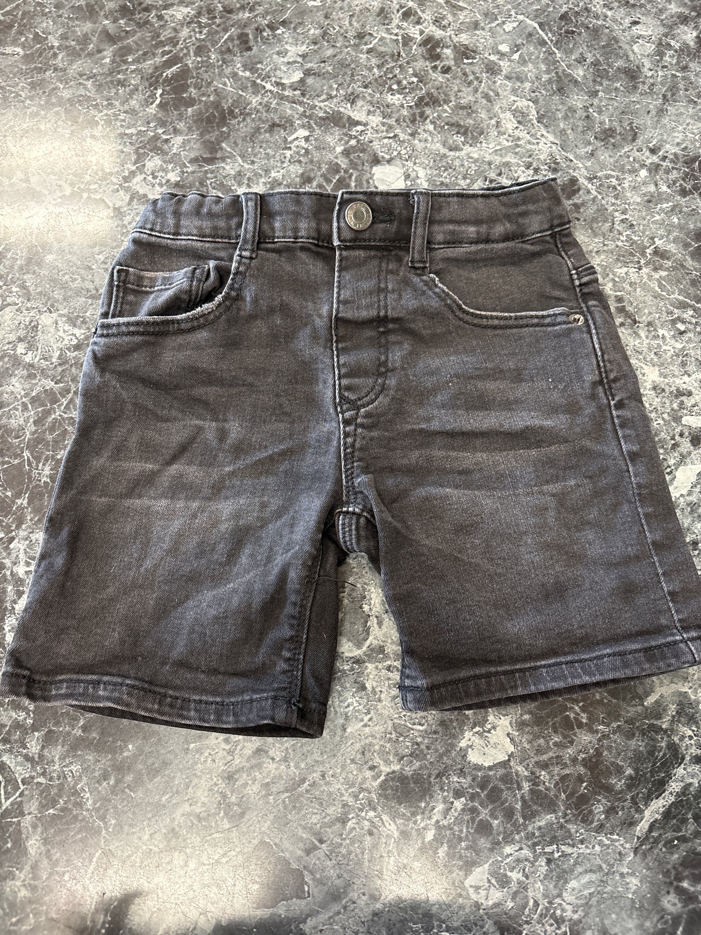 3/4T Zara Black Denim Short