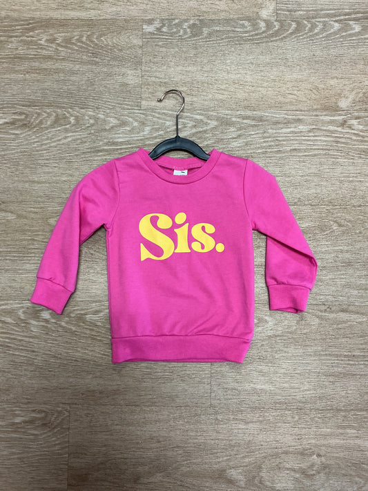 18-24M Pink Longsleeve Sis Sweater