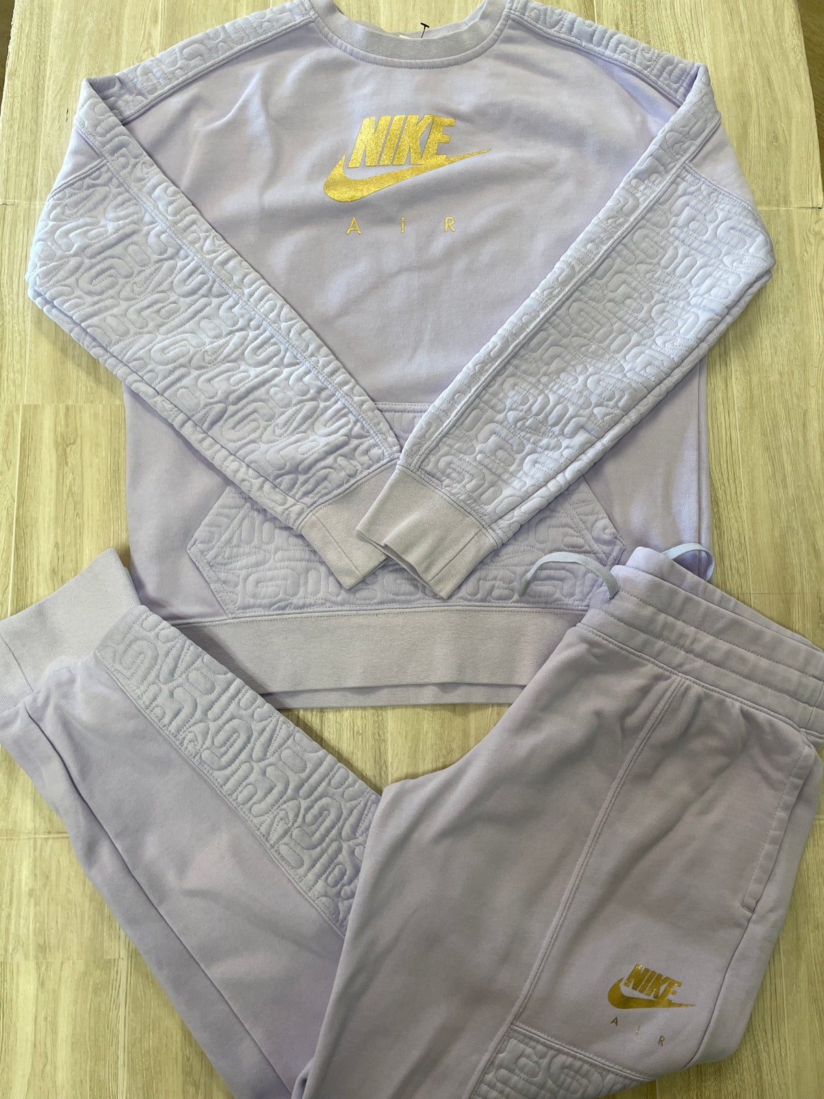 14/16 Nike Lavender 2 Piece Jogger + Crewneck Set