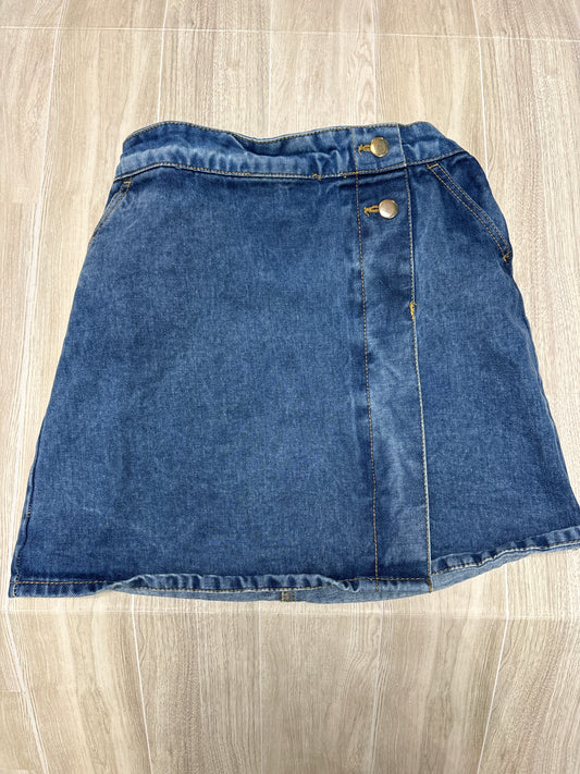 10/12 Denim Button Skirt