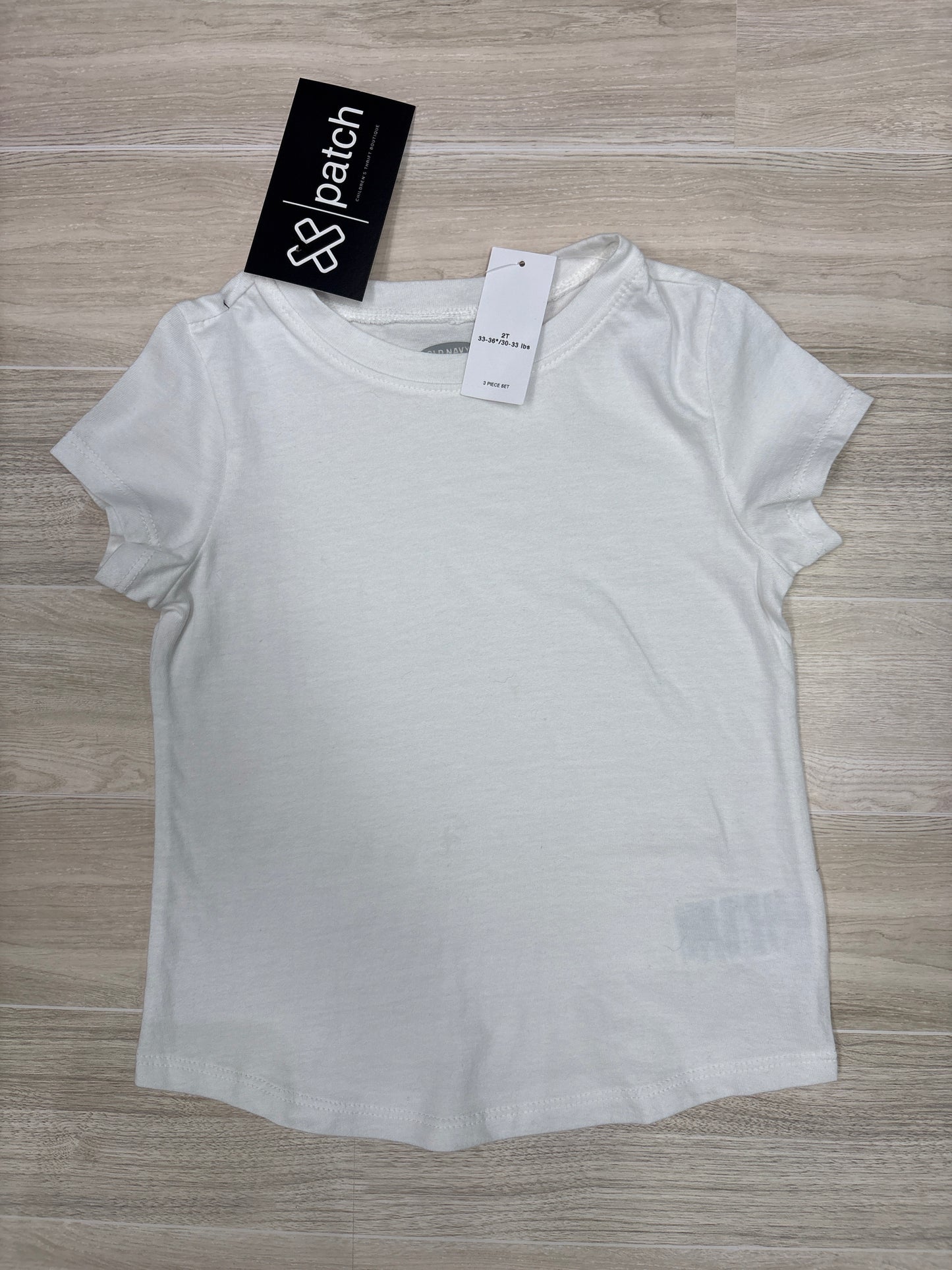 NWT 2T White Tee