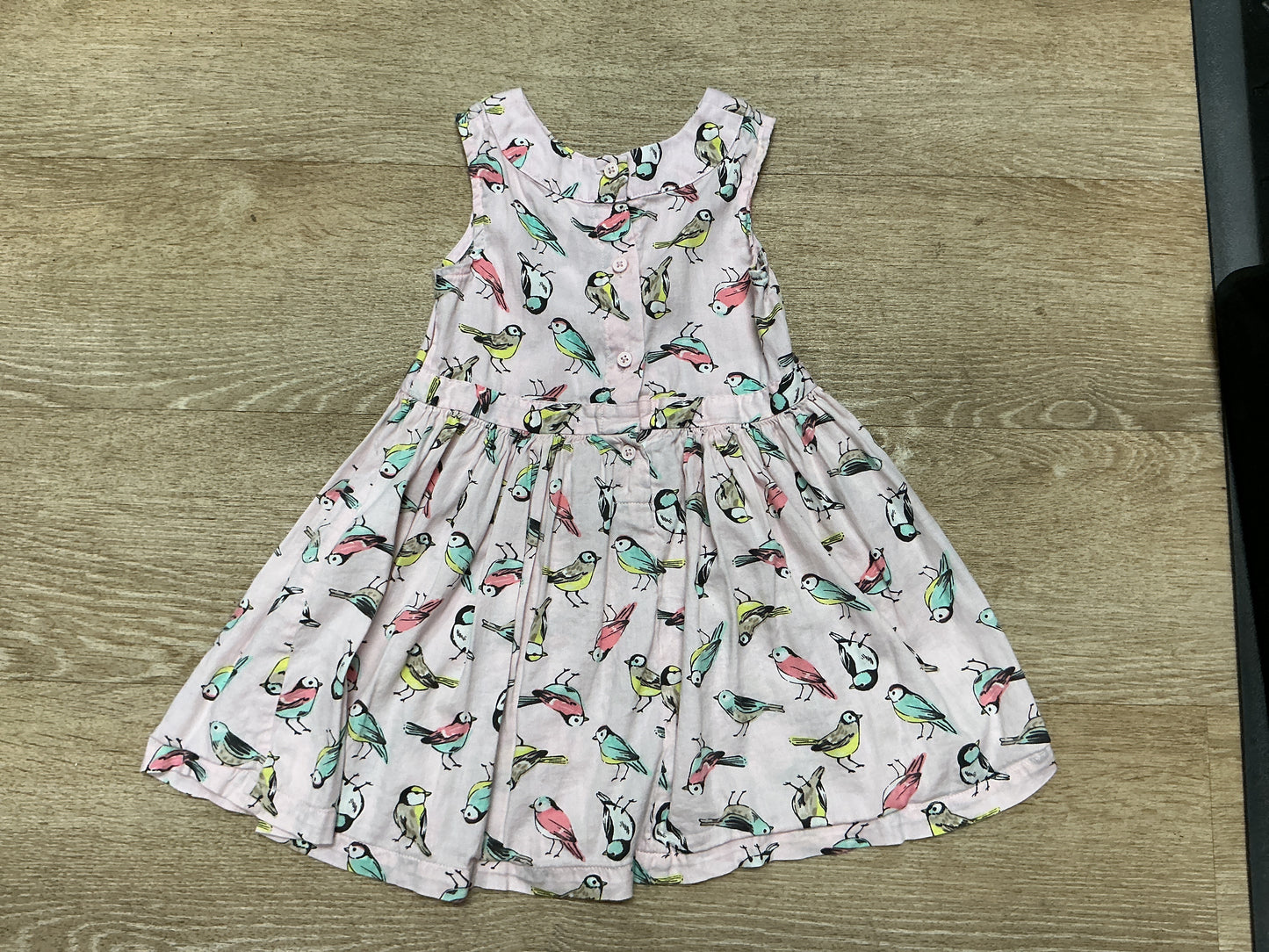 3T Light Pink Birds Dress