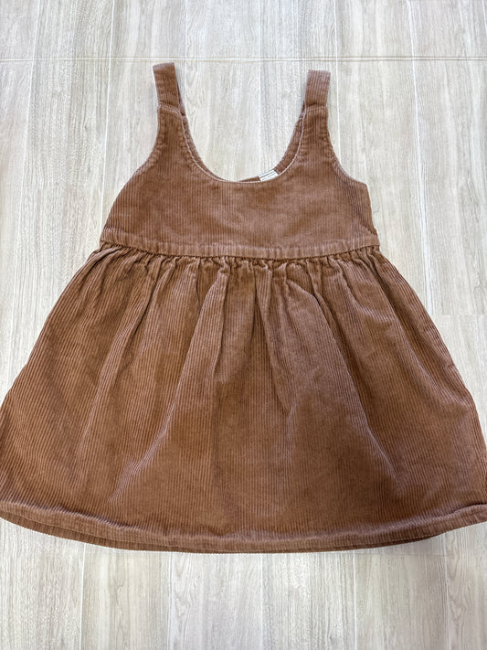 5T Brown Corduroy Tank Dress