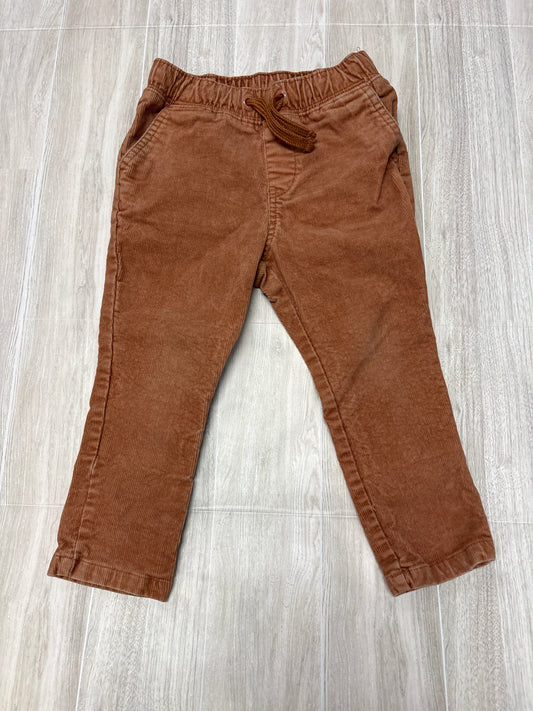 2T Rust Corduroy Pants