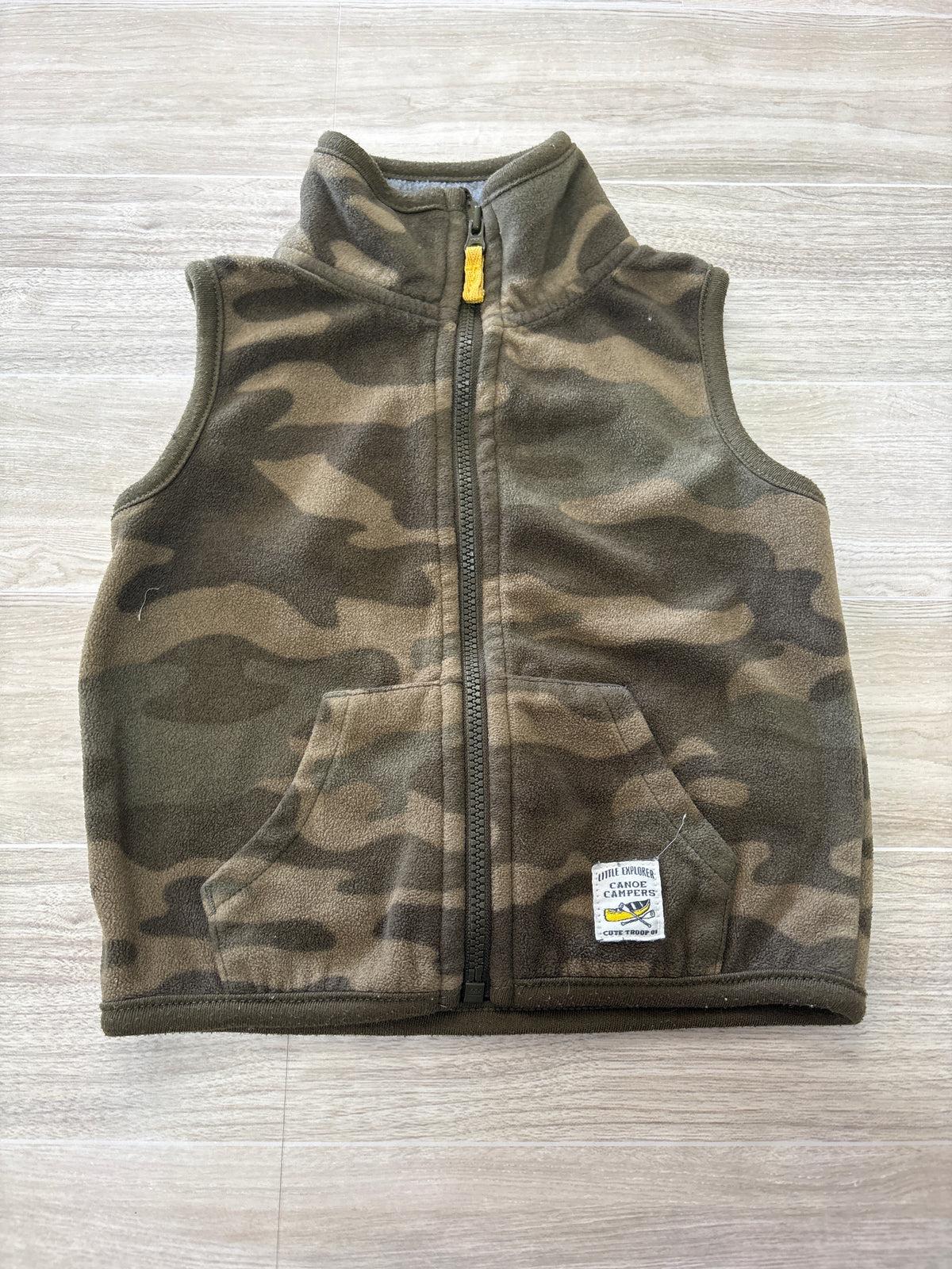 12m Soft Camo Zip Up Vest