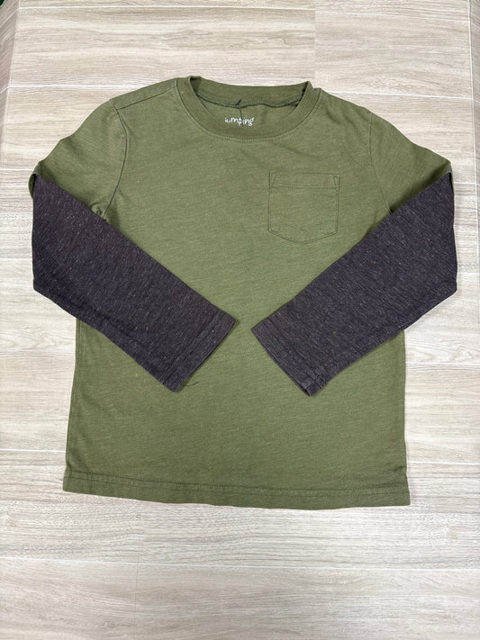 4T Olive/Grey Long Sleeve - Blemish