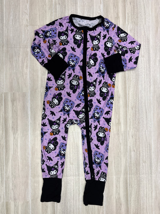 18-24m QR Textile Purple Kuroni Halloween Pajama