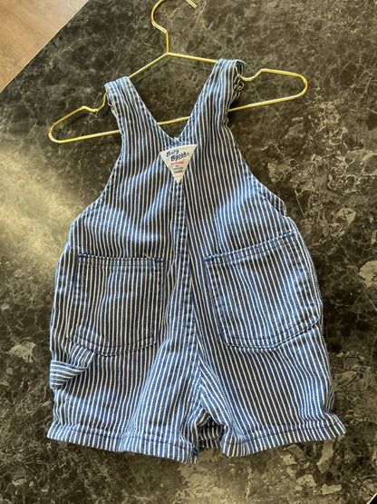 12m Baby B'Gosh Striped Shortall