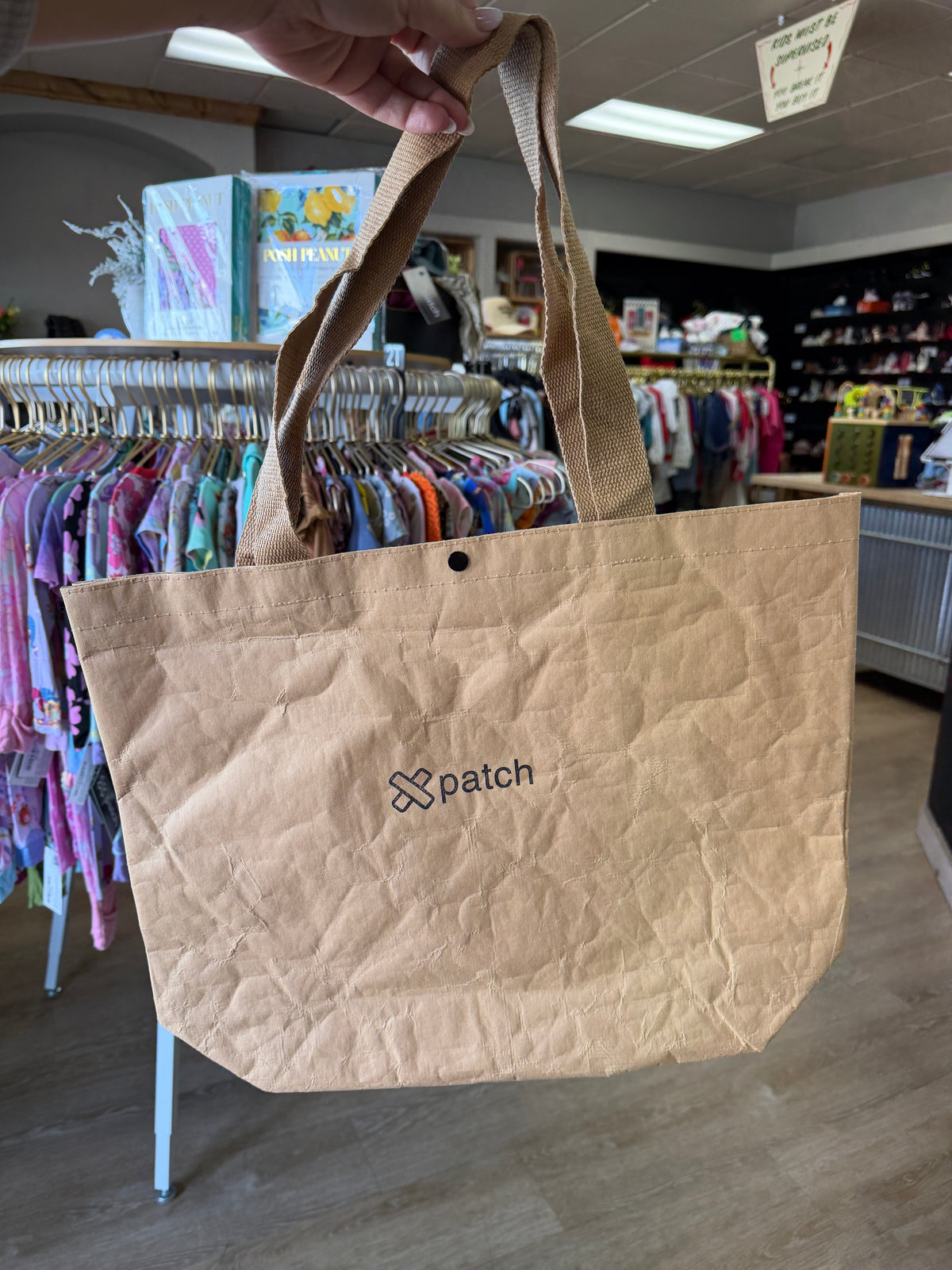 Patch Branded Tote Bag
