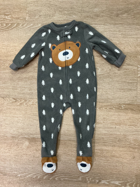 12m Fleece Bear Tree Pajama 2 Pack