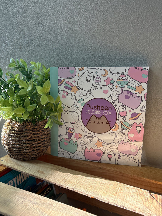 NWT Pusheen Relaxing Coloring Book