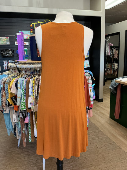 Womens XS RVCA Tank Dress - Rust