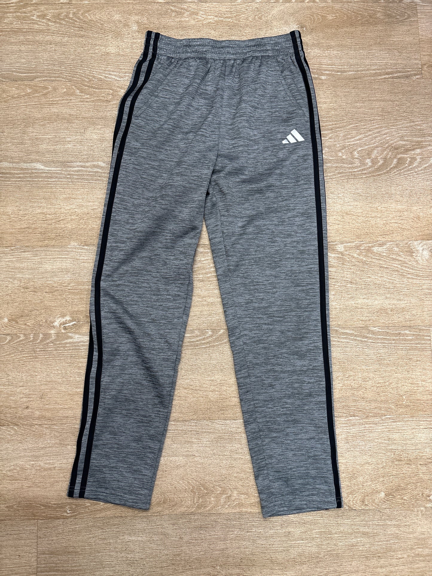 14/16 Adidas Grey Sweatpants with Stripe