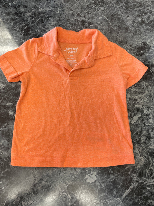12m Orange Polo Shirt