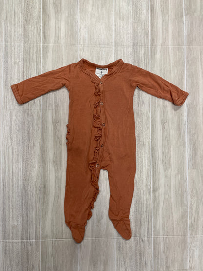 Newborn Rust Spearmint Love Pajama