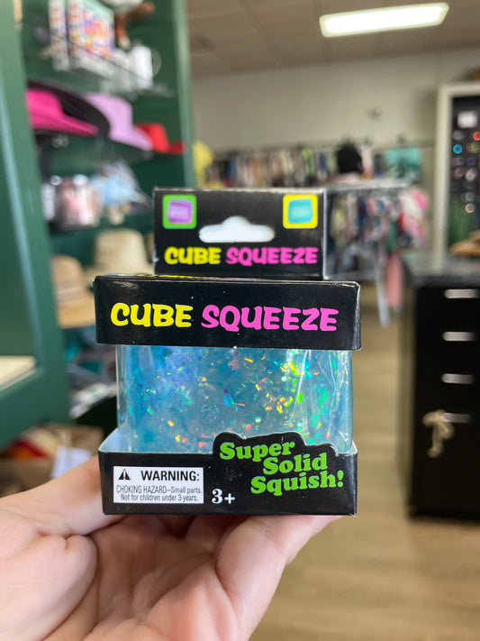 Squishy - Glitter Cube