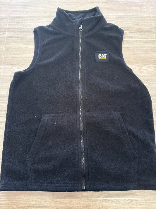 7/8 CAT Black Fleece Vest