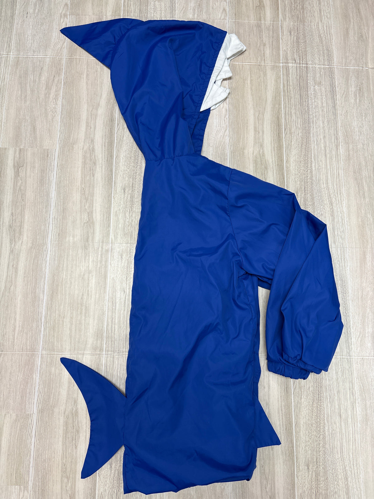 3/4T Royal Blue Shark Hooded Rain Jacket