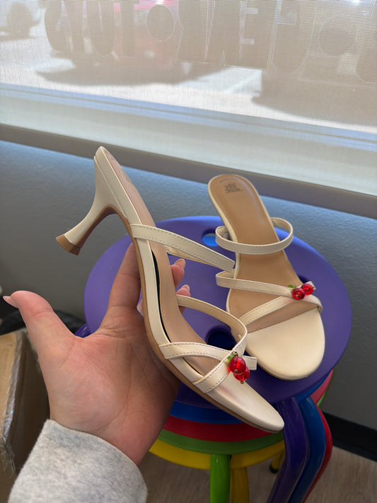 9 Womens Cherry Mini Heel