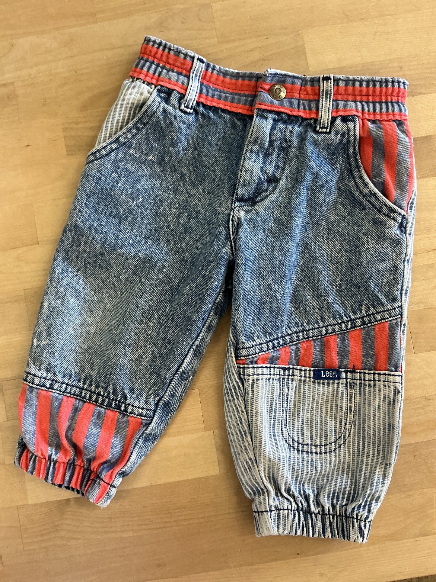 Vintage 12m Lee RWB Denim Jogger