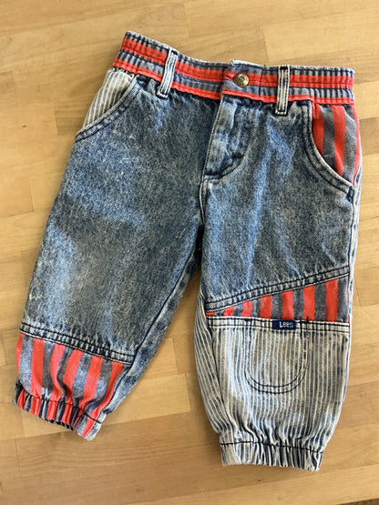 Vintage 12m Lee RWB Denim Jogger