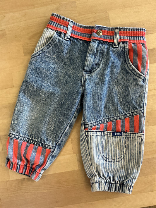 Vintage 12m Lee RWB Denim Jogger