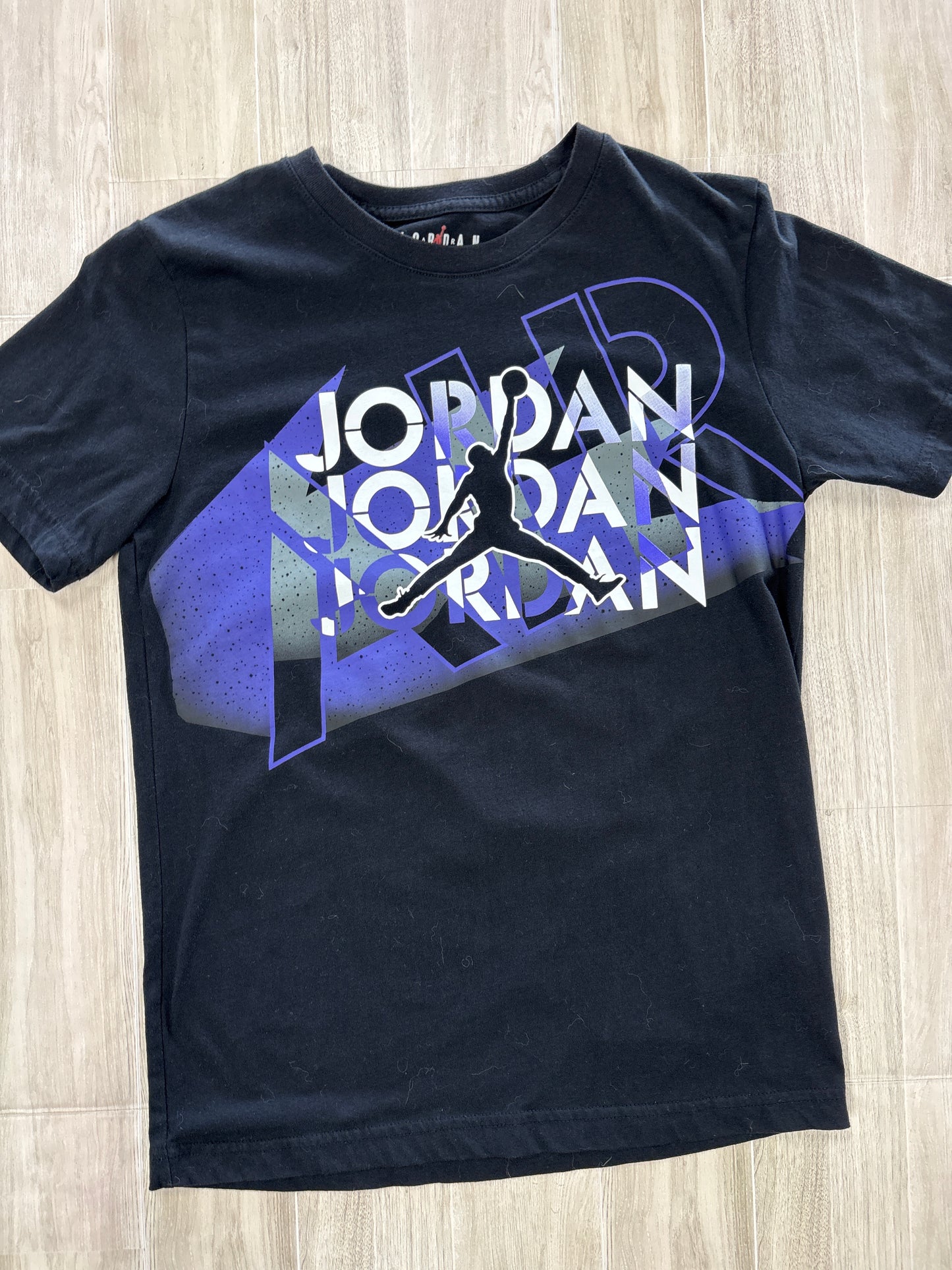 12 Jordan Black/Purple Graphic Tee