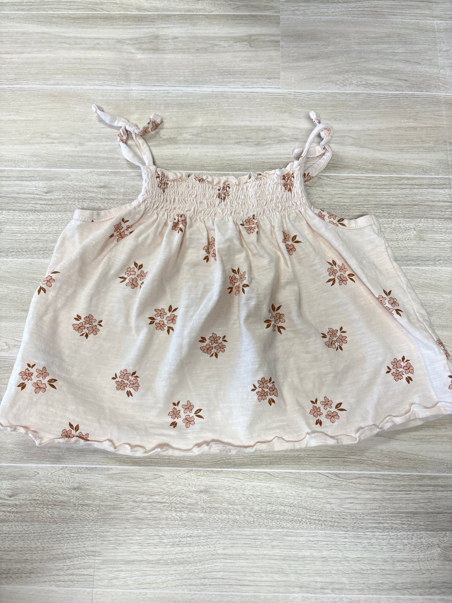 5T Pink Floral Tank